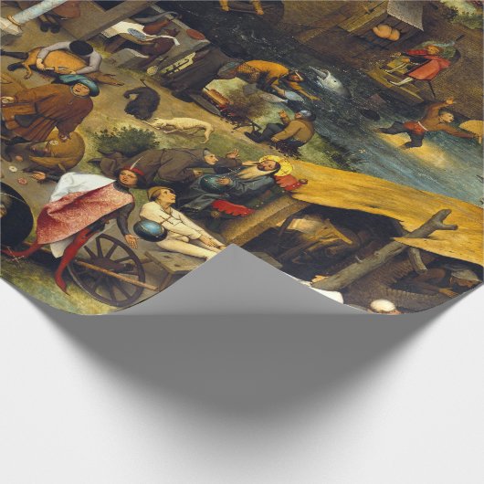 Sprichwörter Pieter Brueghel Netherlandish Geschenkpapier (Ecke)