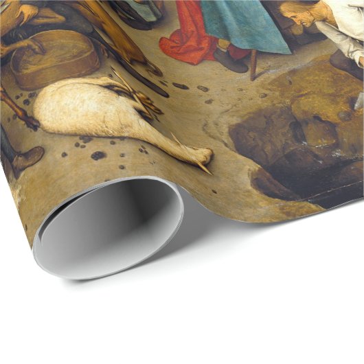 Sprichwörter Pieter Brueghel Netherlandish Geschenkpapier (Rolleneckpunkt)