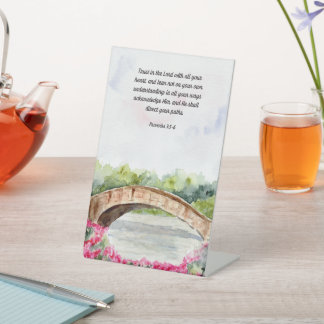 Sprichwörter Vertrauen in die Christliche Wohngest Sockelschild