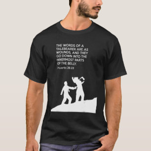 Sprichwörterbuch-Studie Proverbs 26 22 T-Shirt