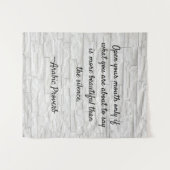 Sprichwörterbuch Wandteppich (Vorderseite (Horizontal))