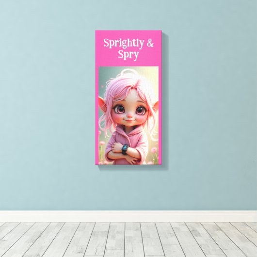 Sprightly & Spry Leinwanddruck (Insitu (Holzboden))