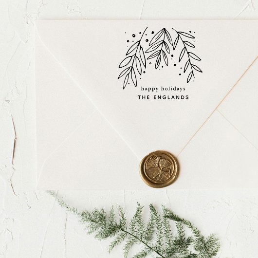 Sprigs Custom Ferien Gummistempel