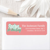 Spring a new Song Spring Season Address Labels (Insitu)