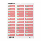 Spring a new Song Spring Season Address Labels (Vorne)