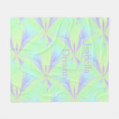 Spring Abstrakt Stars Fleece Blanket (Vorderseite (Horizontal))