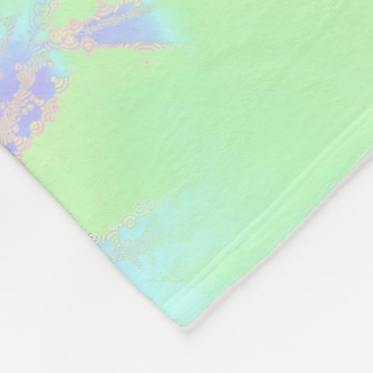 Spring Abstrakt Stars Fleece Blanket (Ecke)