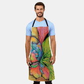 Spring All-over Print-Schürze Schürze (Getragen)