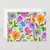 Spring all year postkarte (Vorne/Hinten)