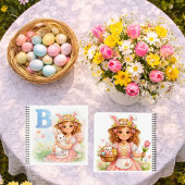 Spring Alphabet Letter B Notebook for Kids Notizblock