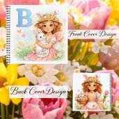 Spring Alphabet Letter B Notebook for Kids Notizblock