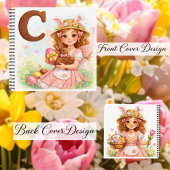 Spring Alphabet Letter C Notebook for Kids Notizblock