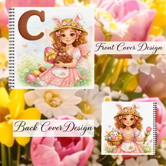 Spring Alphabet Letter C Notebook for Kids Notizblock