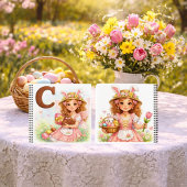 Spring Alphabet Letter C Notebook for Kids Notizblock