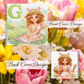 Spring Alphabet Letter G Notebook for Kids Notizblock