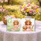 Spring Alphabet Letter G Notebook for Kids Notizblock
