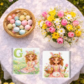Spring Alphabet Letter G Notebook for Kids Notizblock