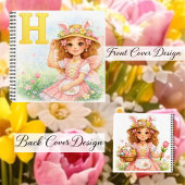 Spring Alphabet Letter H Notebook for Kids Notizblock