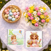 Spring Alphabet Letter K Notebook for Kids Notizblock