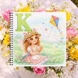 Spring Alphabet Letter K Notebook for Kids Notizblock