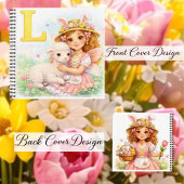 Spring Alphabet Letter L Notebook for Kids Notizblock