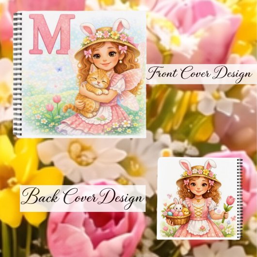 Spring Alphabet Letter M Notebook for Kids Notizblock