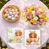 Spring Alphabet Letter Q Notebook for Kids Notizblock