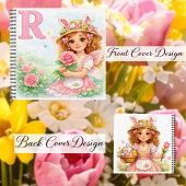 Spring Alphabet Letter R Notebook for Kids Notizblock