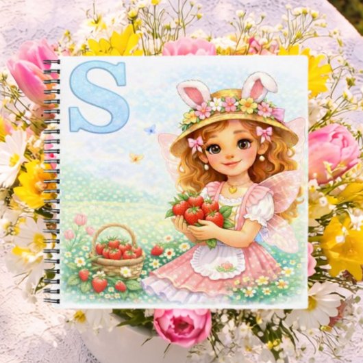 Spring Alphabet Letter S Notebook for Kids Notizblock