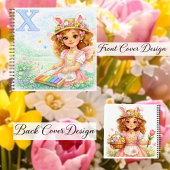 Spring Alphabet Letter X Fairy Xylophone  Notizblock