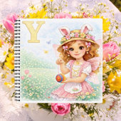 Spring Alphabet Letter Y Fairy Yo Yo Notizblock