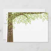Spring and Summer Tree Engagement Party Einladung (Rückseite)