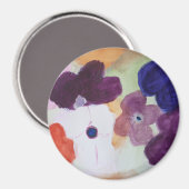 Spring Anemones Magnet (Vorderseite/Rückseite)