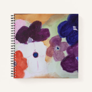 Spring Anemones SpiralNotebook Notizblock