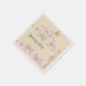Spring Apple Blossom Cocktail Napkin Serviette (Ecke)