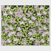 Spring Apple Blossom Geschenk Wrap Roll Geschenkpapier (Flach)