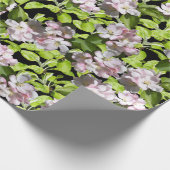 Spring Apple Blossom Geschenk Wrap Roll Geschenkpapier (Ecke)