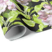 Spring Apple Blossom Geschenk Wrap Roll Geschenkpapier (Rolleneckpunkt)