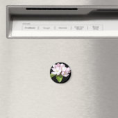 Spring Apple Blossom Kühlschrankmagnet Round (In Situ (Geschirrspüler))