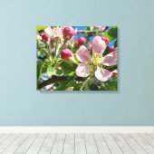 Spring Apple Blossoms Leinwanddruck (Insitu (Holzboden))