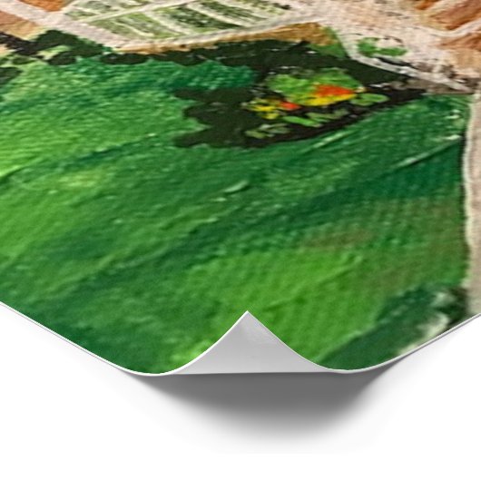 "Spring at Wes Point Park" von Willowcatdesigns Poster (Ecke)