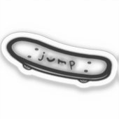 Spring! Aufkleber (Vorderseite)