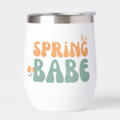 Spring Babe Retro Groovy Ästhetische Bunny Ears (Links)