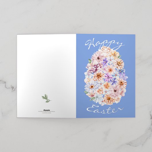 Spring Baby Blue Blume Happy Oaster (Äußere Ablage)