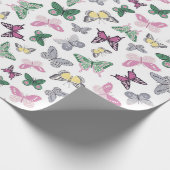 Spring Baby Butterfly Packpapier (Ecke)
