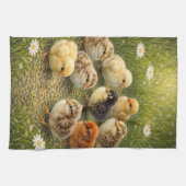 Spring Baby Chicks Kitchen Towel Geschirrtuch (Horizontal)