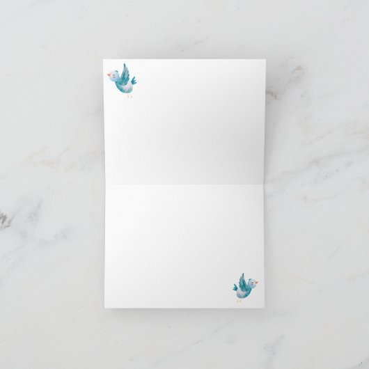 Spring Baby Dusche Danke Karte (Innenseite)