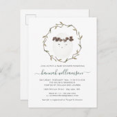 Spring Baby | Einladung zur Osterbaby-Dusche (Vorne/Hinten)