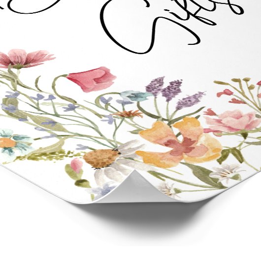 Spring Baby in Bloom Baby Duschbücher und Geschenk Poster (Ecke)
