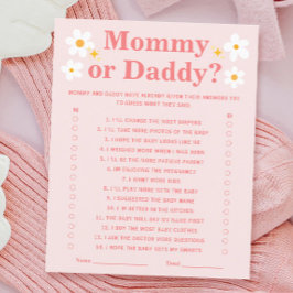 Spring Baby in Bloom Baby Dusche Ratet, wer Game